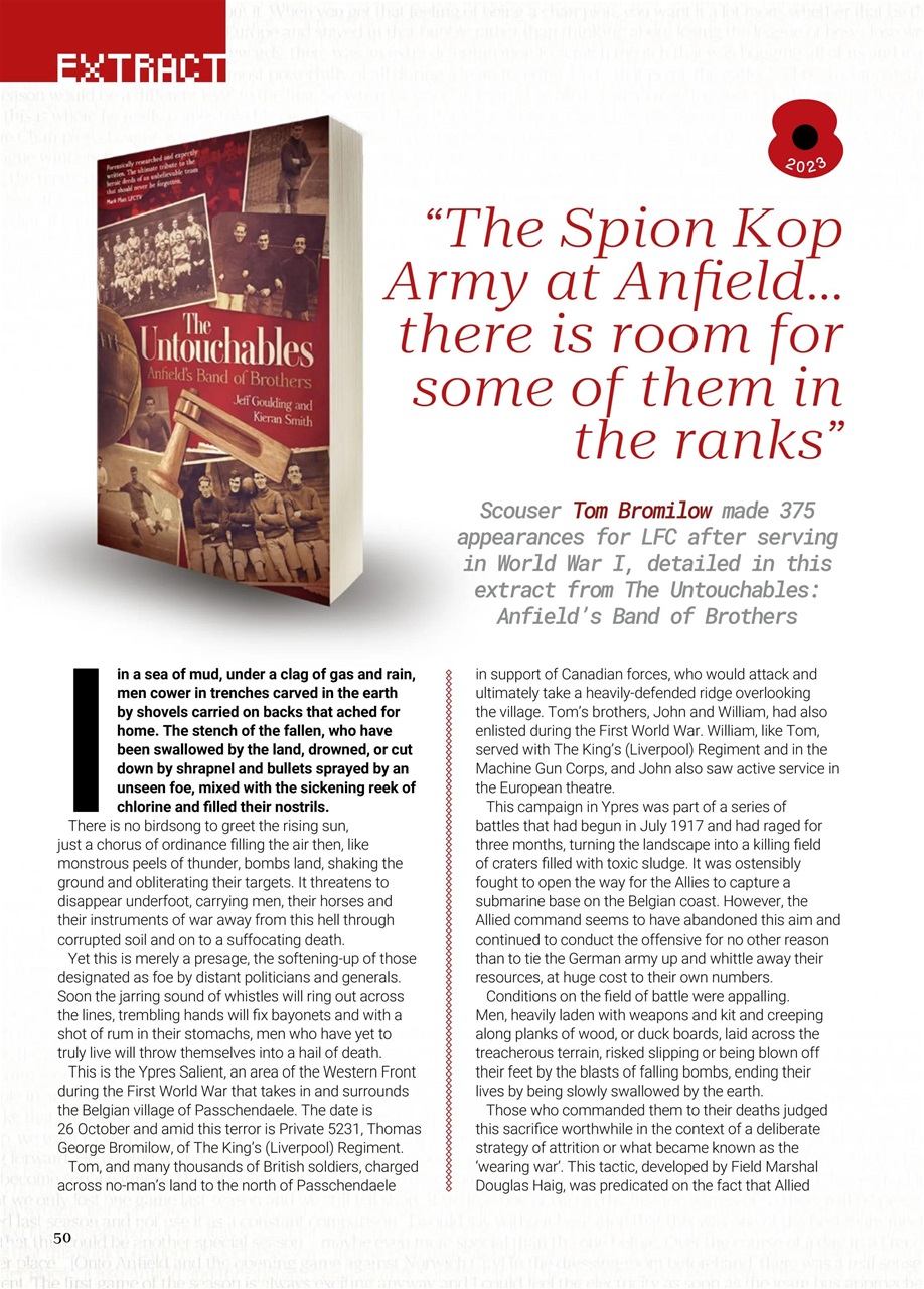 Liverpool FC Programmes Preview Pages