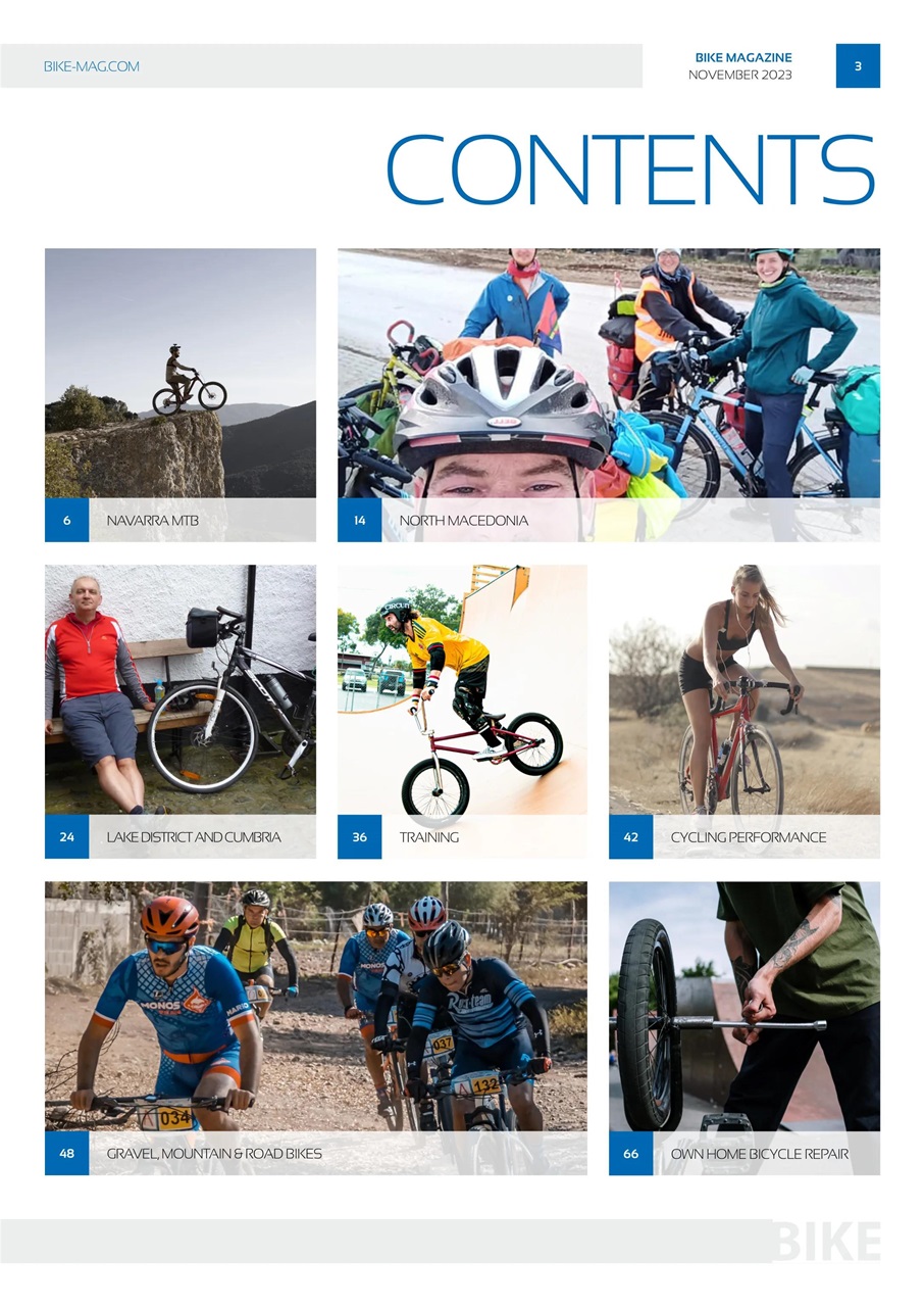 BIKE Magazine Preview Pages
