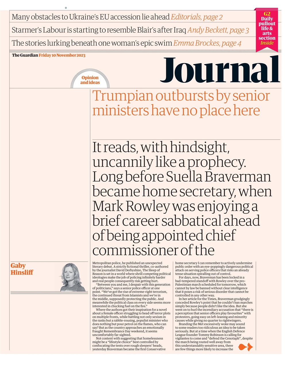 The Guardian Newspaper Preview Pages