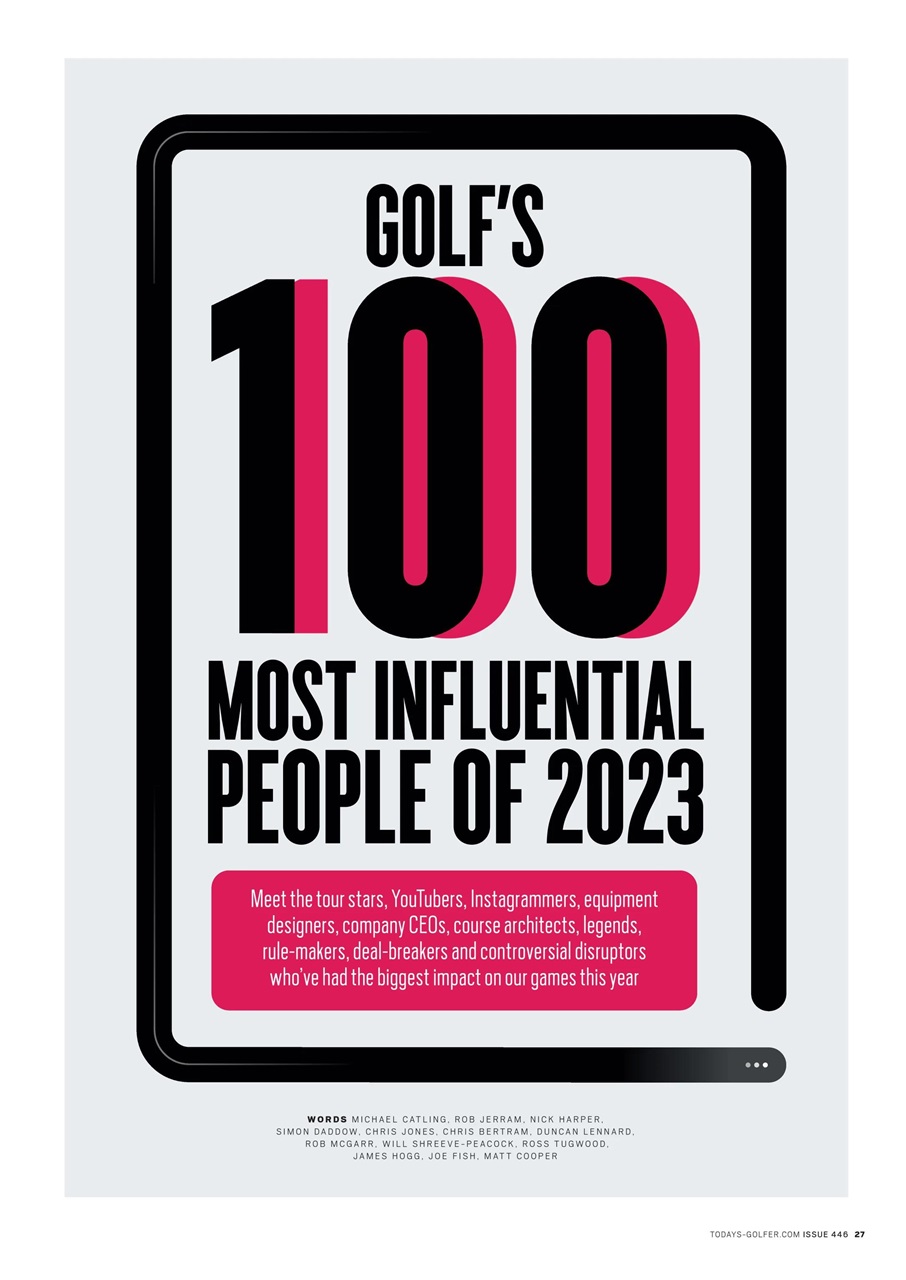Today's Golfer Preview Pages