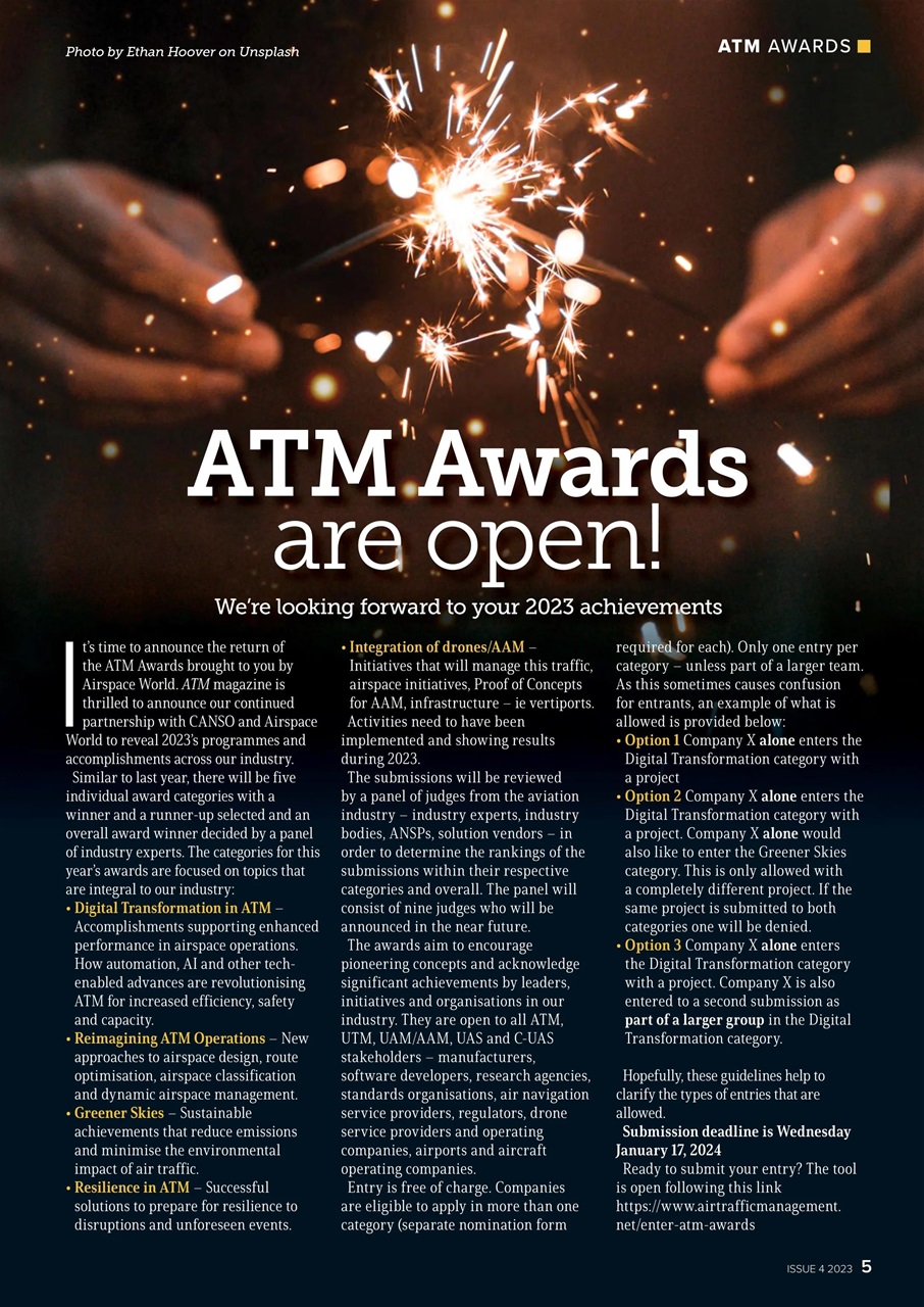 Air Traffic Management Preview Pages