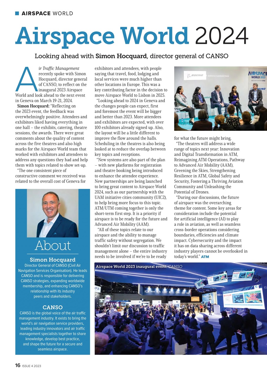 Air Traffic Management Preview Pages