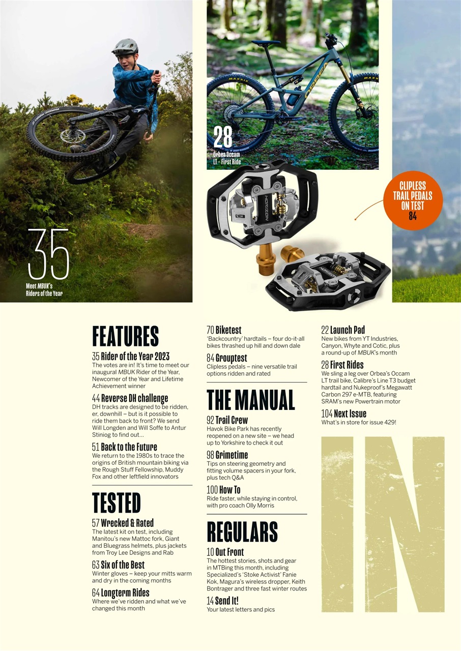 Mountain Biking UK Preview Pages