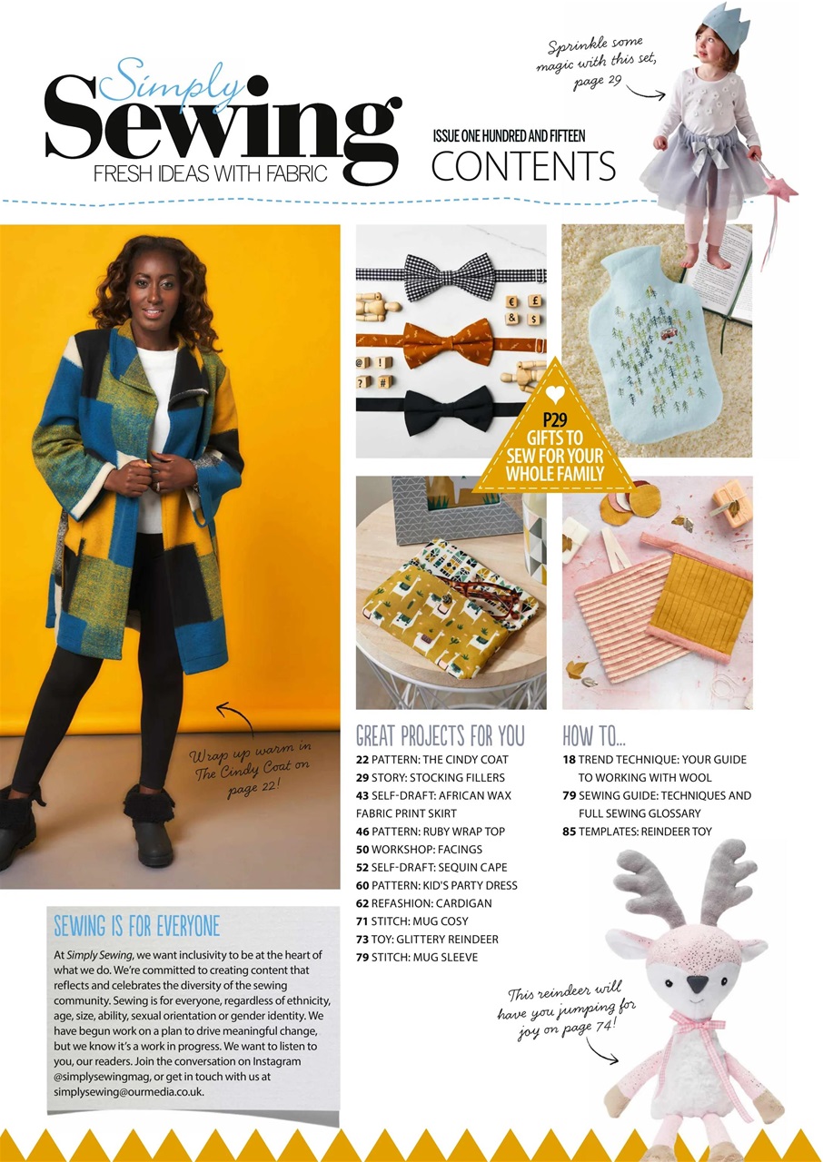 Simply Sewing Preview Pages