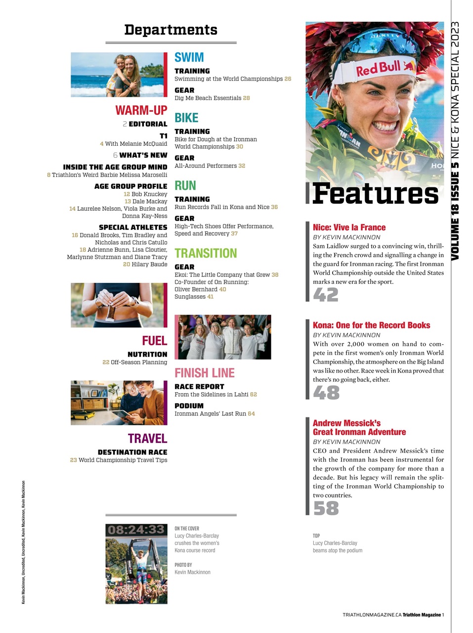 Triathlon Magazine Canada Preview Pages