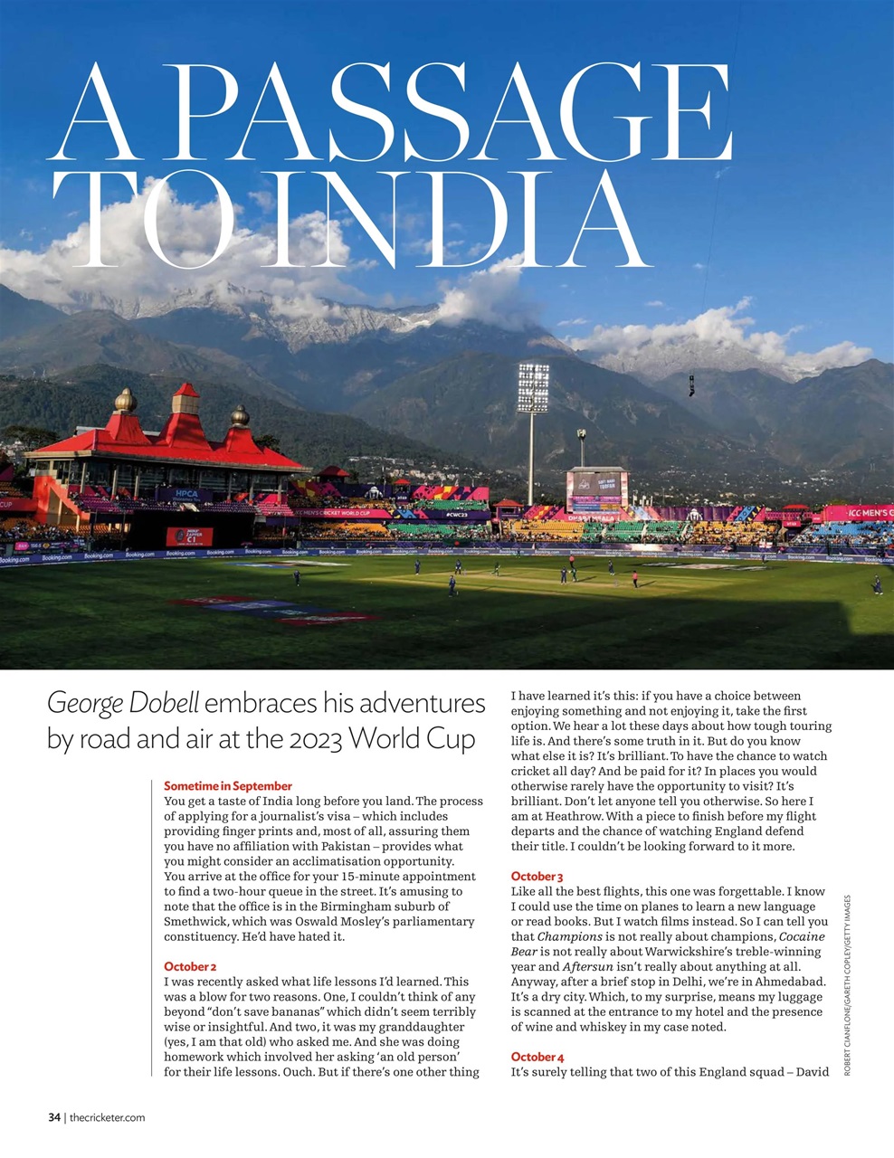 The Cricketer Magazine Preview Pages