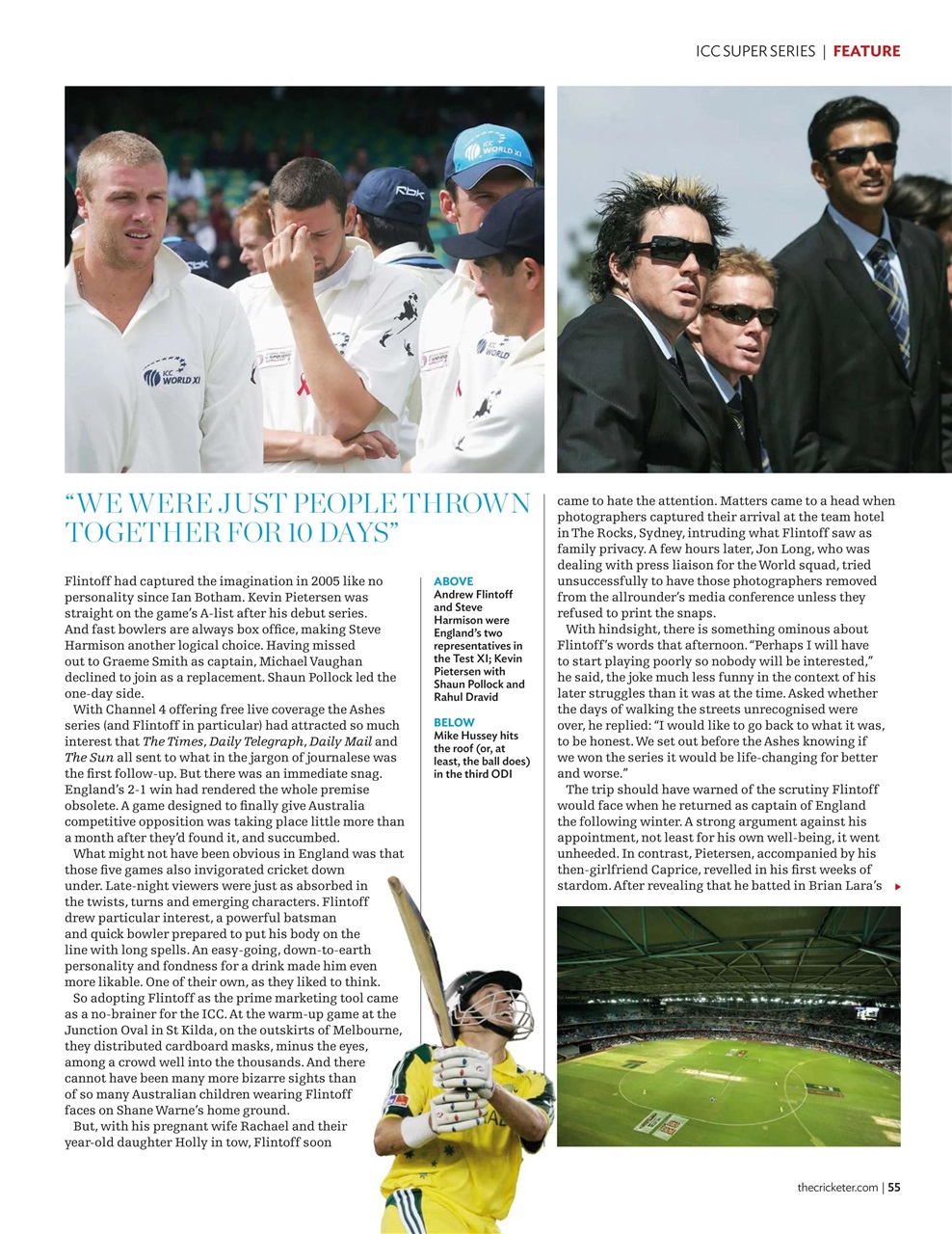 The Cricketer Magazine Preview Pages