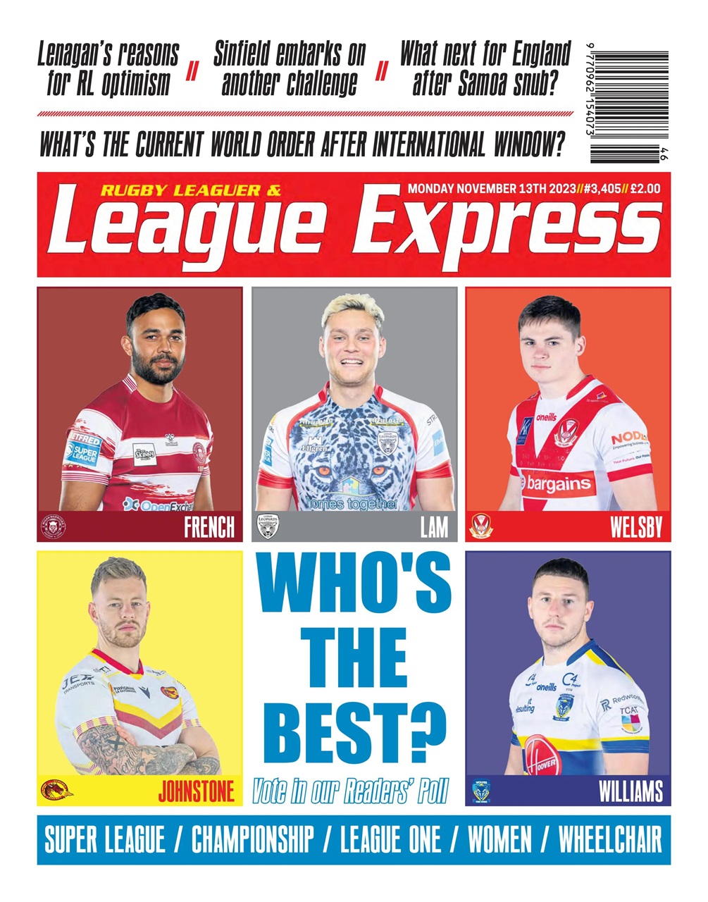 League Express Preview Pages