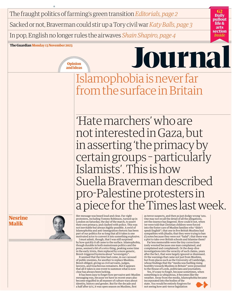 The Guardian Newspaper Preview Pages