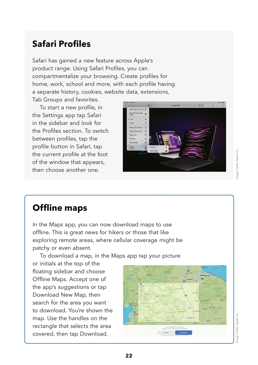 iPad User Preview Pages