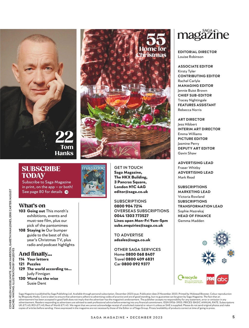 Saga Magazine Preview Pages