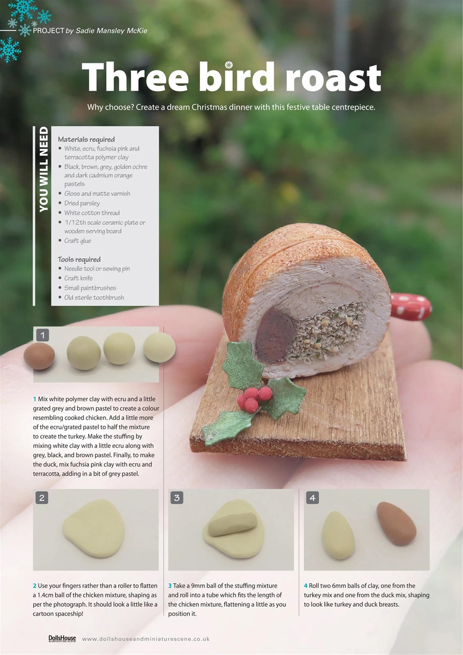 Dolls House and Miniature Scene Preview Pages