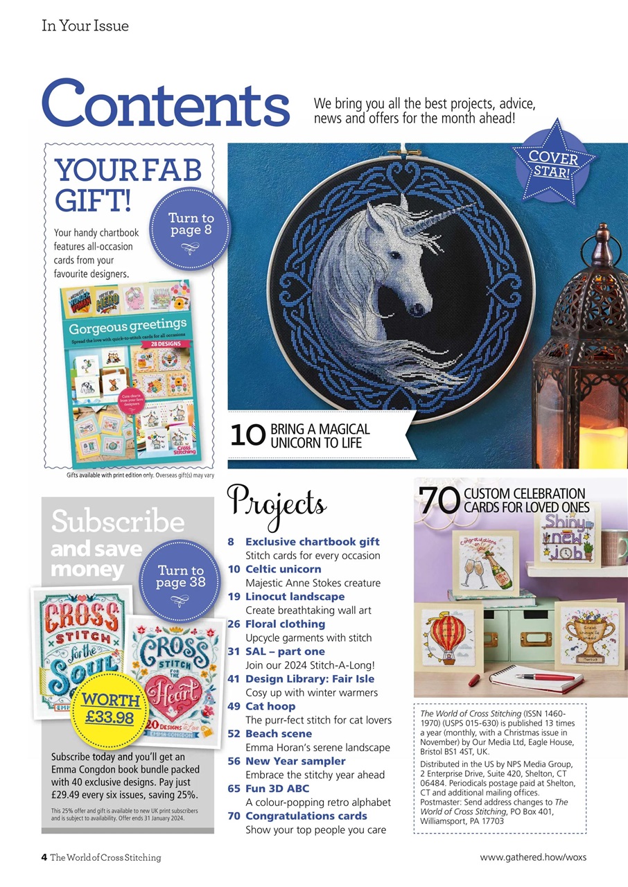 The World of Cross Stitching Preview Pages