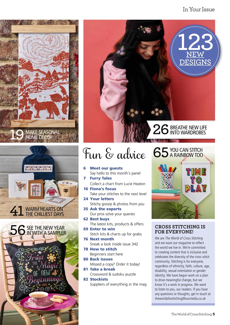 The World of Cross Stitching Preview Pages