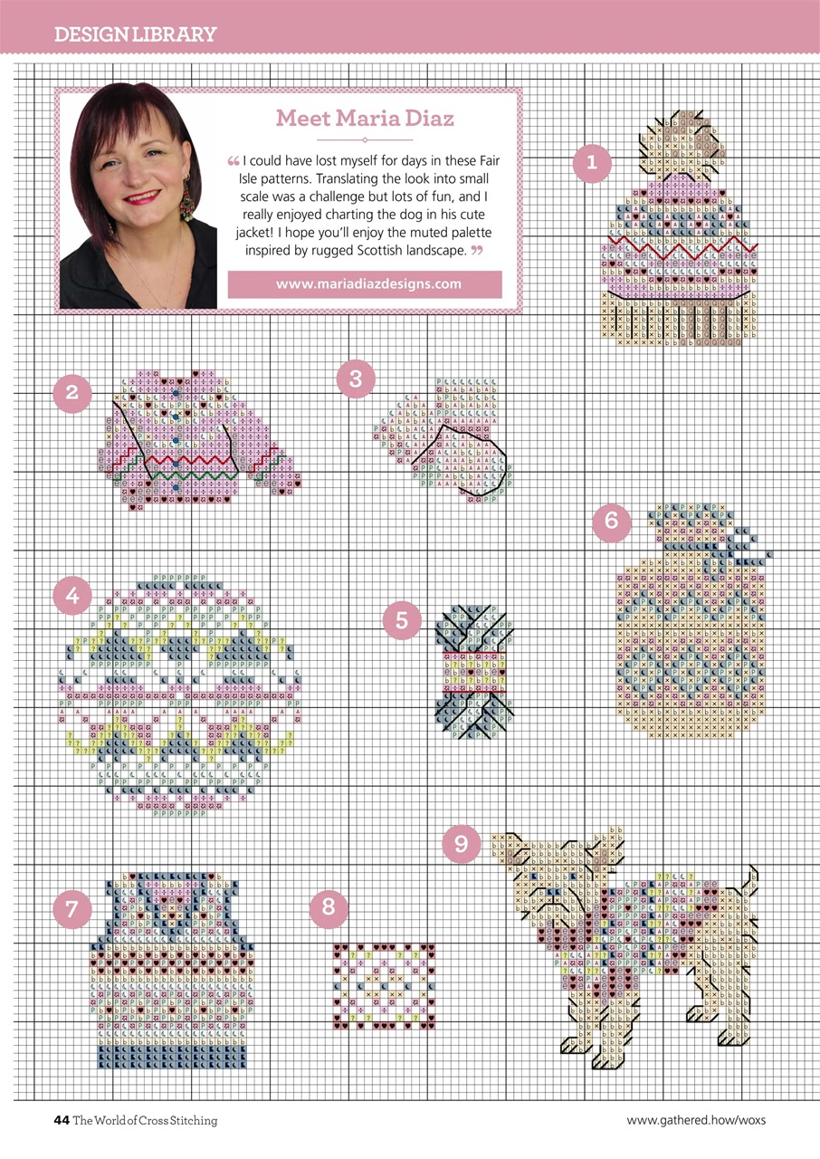 The World of Cross Stitching Preview Pages