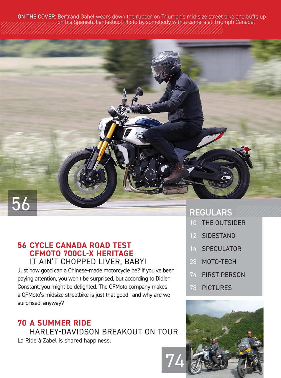 Cycle Canada Preview Pages