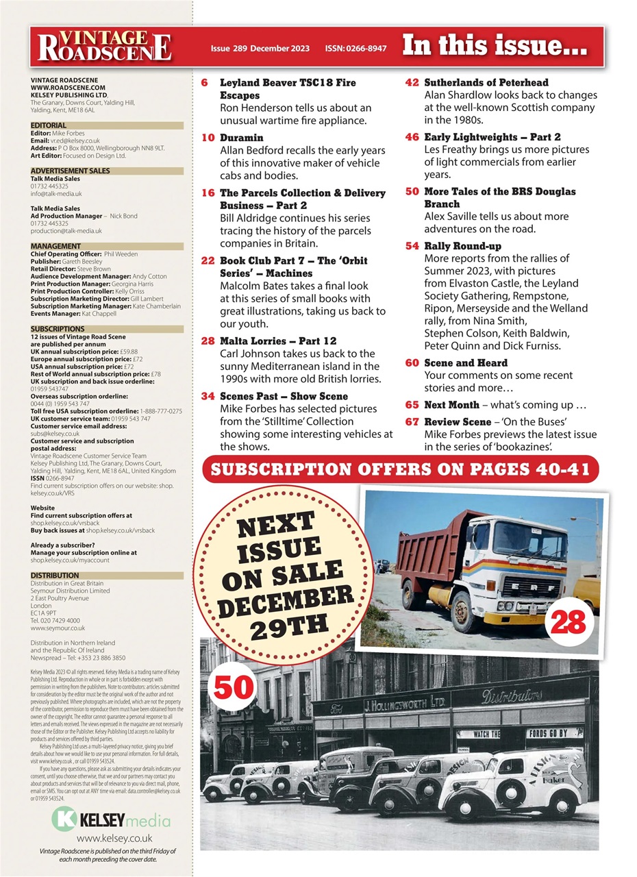 Vintage Roadscene Preview Pages