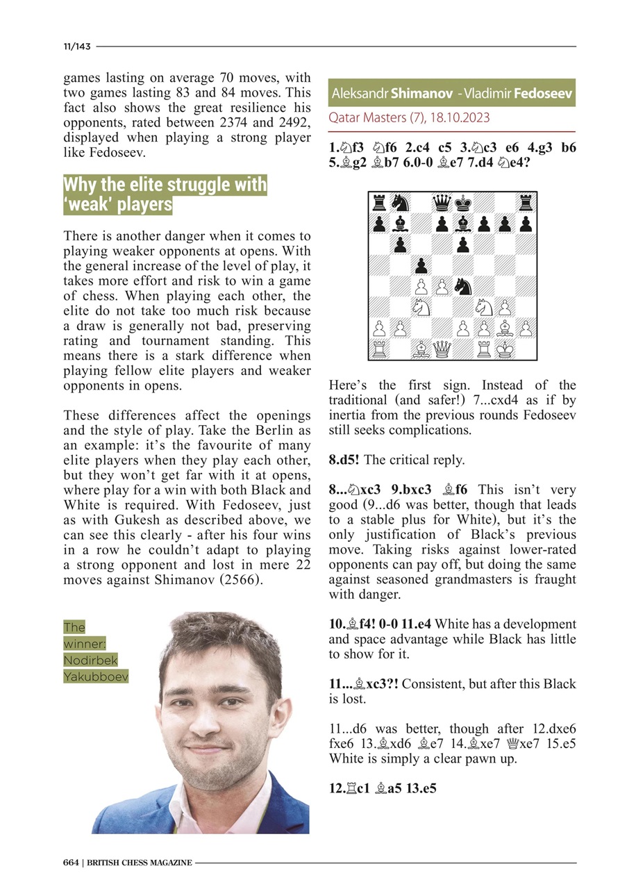 British Chess Magazine Preview Pages