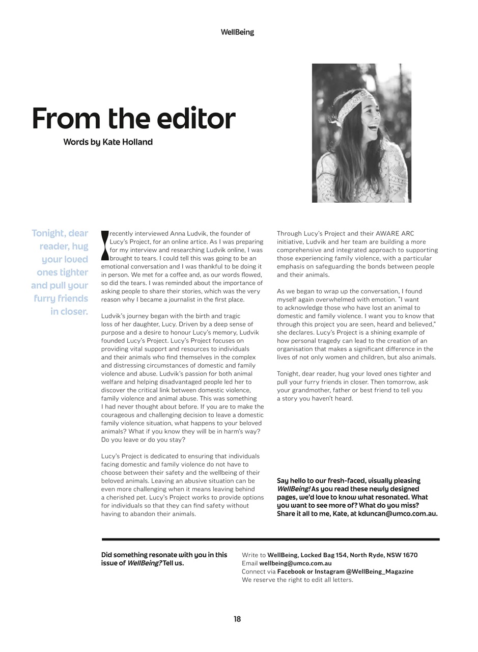 WellBeing Preview Pages