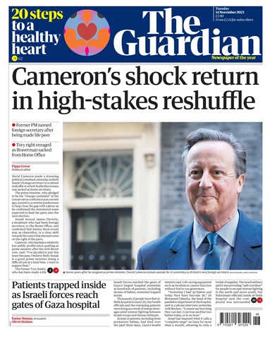 The Guardian Newspaper issue Tuesday, November 14, 2023