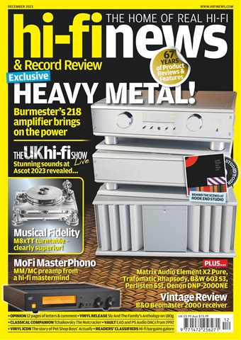 Hi-Fi News issue December 2023