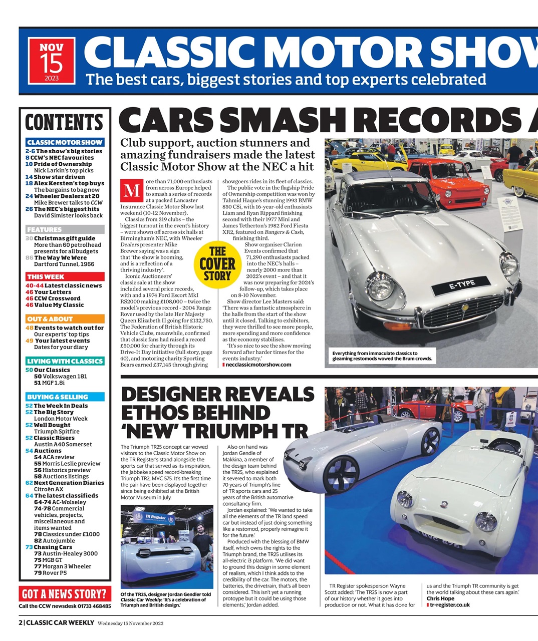 Classic Car Weekly Preview Pages