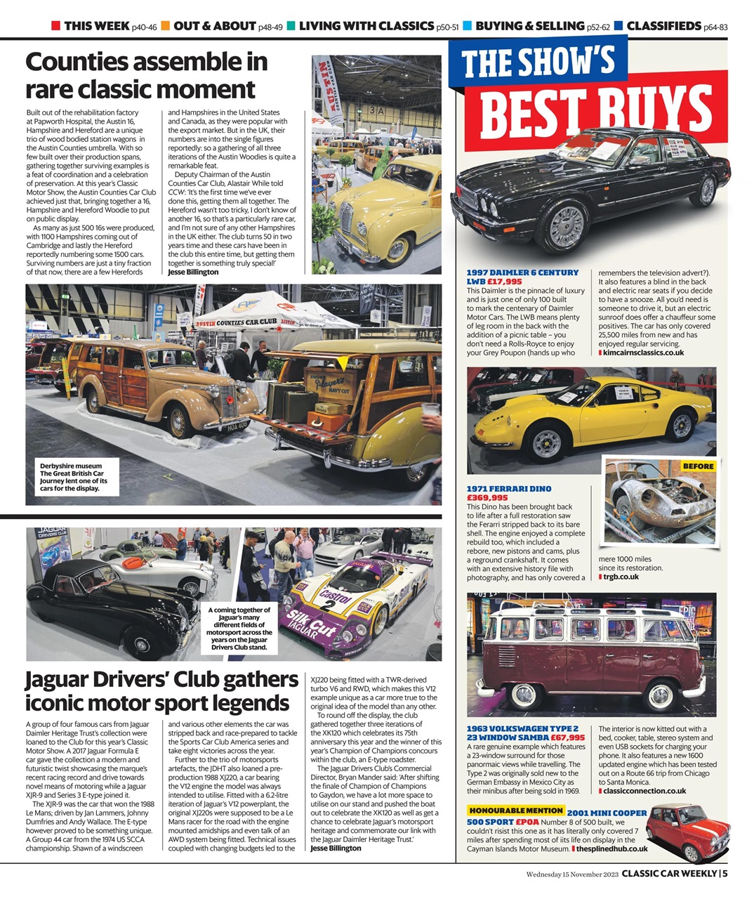 Classic Car Weekly Preview Pages