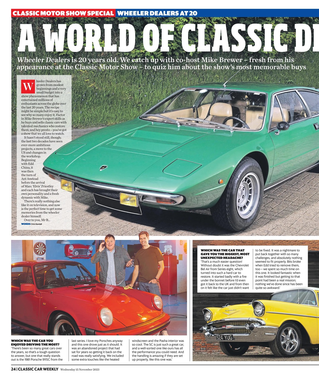 Classic Car Weekly Preview Pages