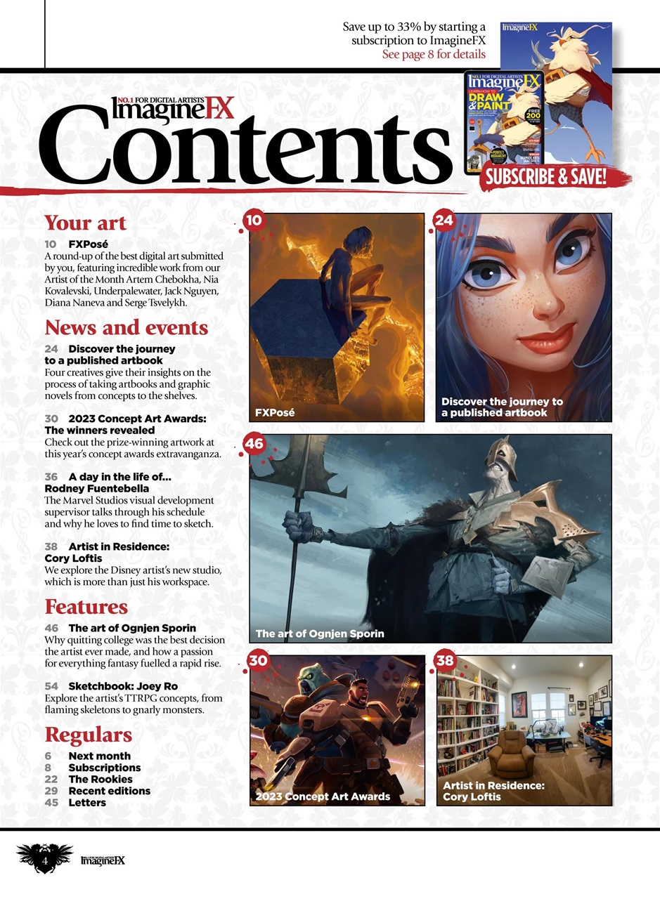 ImagineFX Preview Pages
