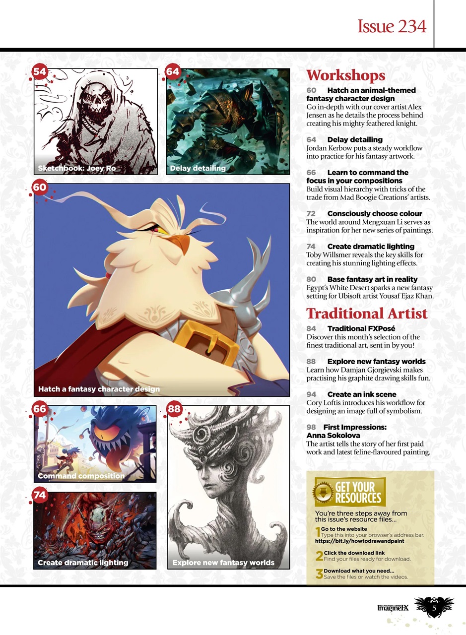 ImagineFX Preview Pages