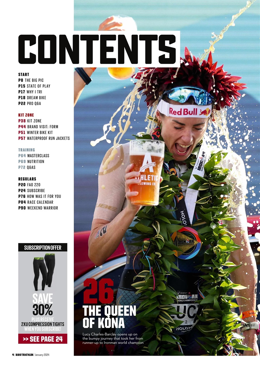 220 Triathlon Magazine Preview Pages
