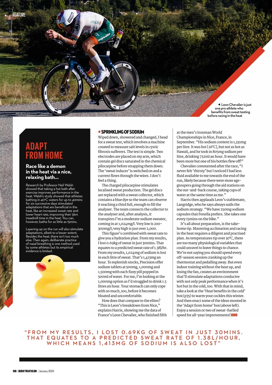 220 Triathlon Magazine Preview Pages
