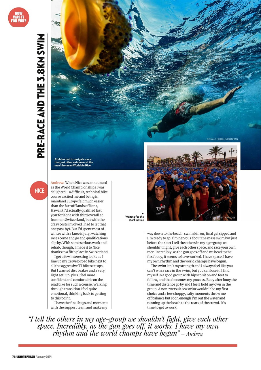 220 Triathlon Magazine Preview Pages