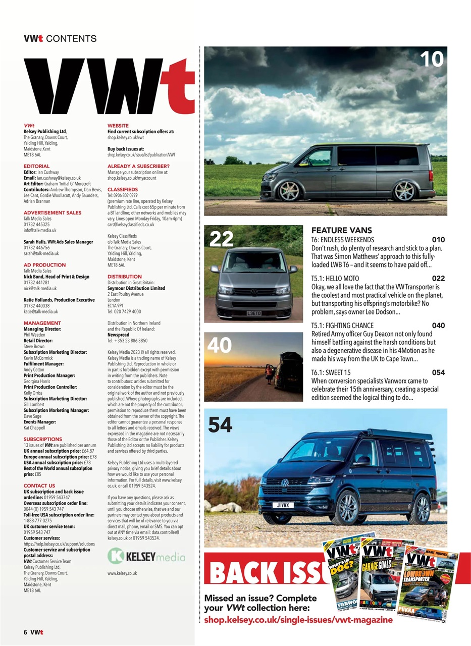 VWt Magazine Preview Pages
