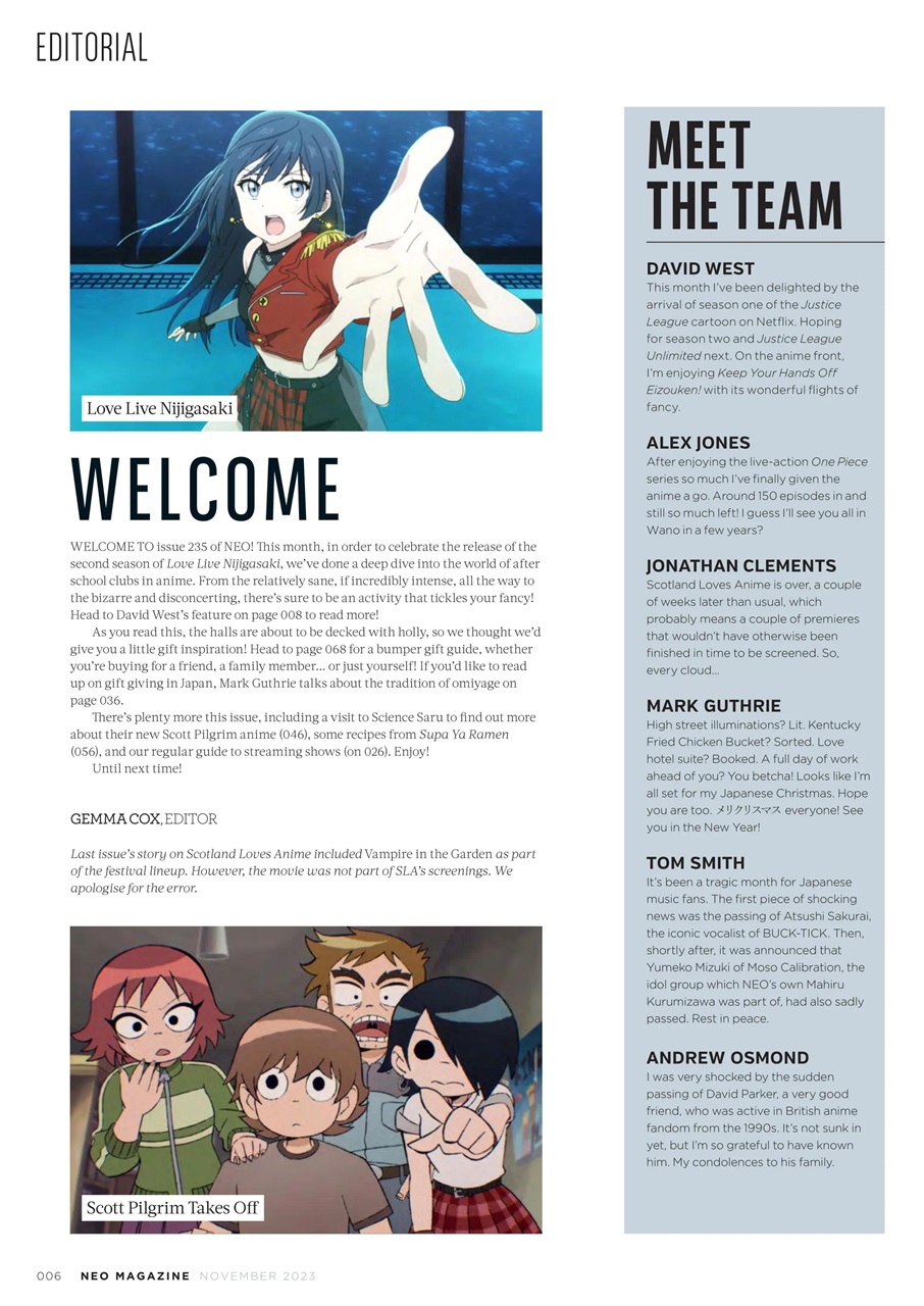 NEO Magazine Preview Pages