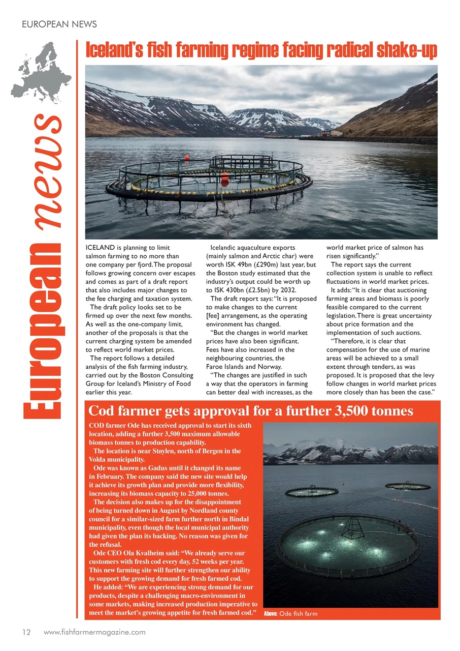 Fish Farmer Magazine Preview Pages