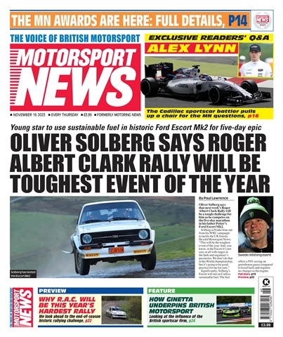 Motorsport News issue 16-Nov-23