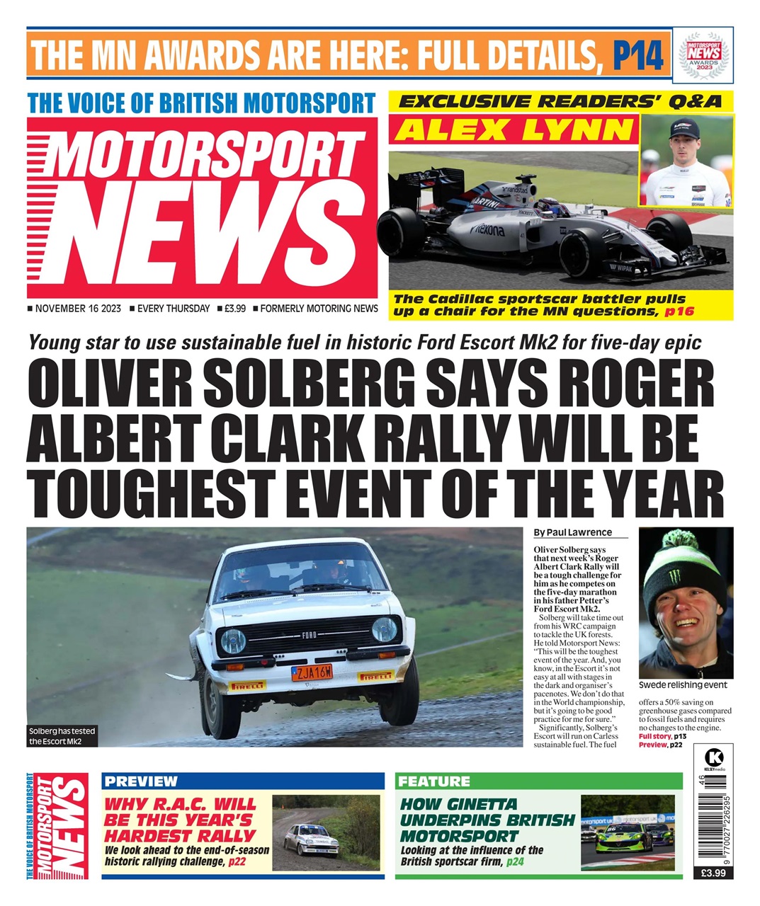 Motorsport News Preview Pages