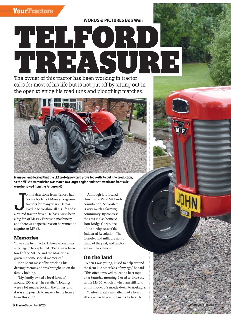 Tractor & Farming Heritage Magazine Preview Pages