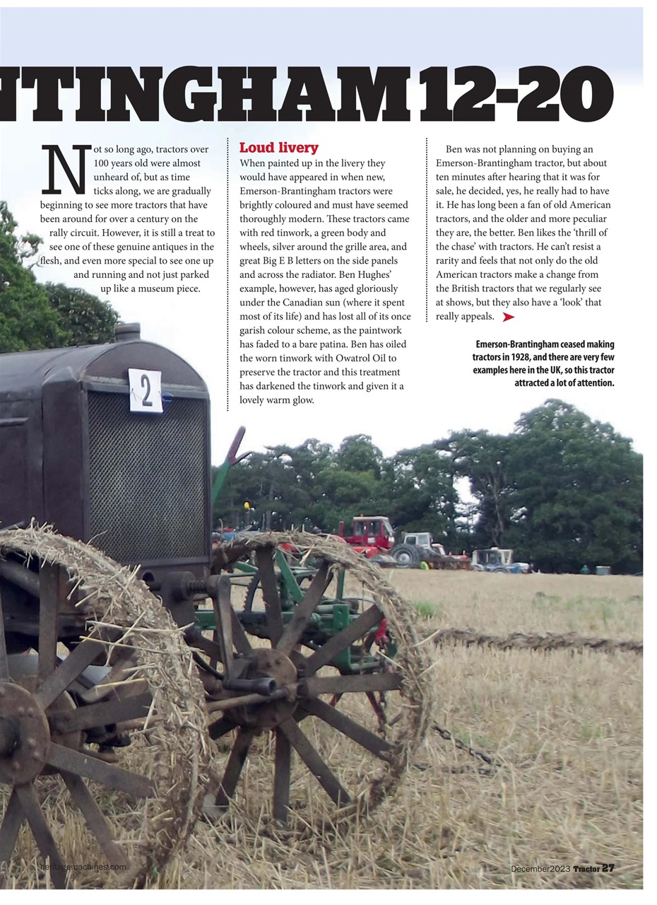 Tractor & Farming Heritage Magazine Preview Pages