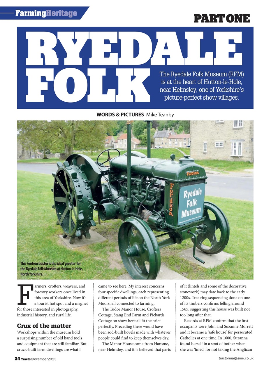 Tractor & Farming Heritage Magazine Preview Pages