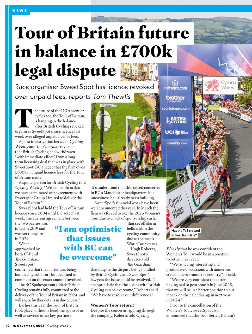 Cycling Weekly Preview Pages