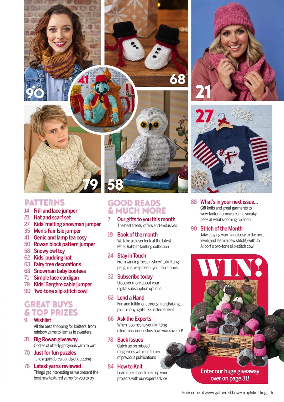 Simply Knitting Preview Pages