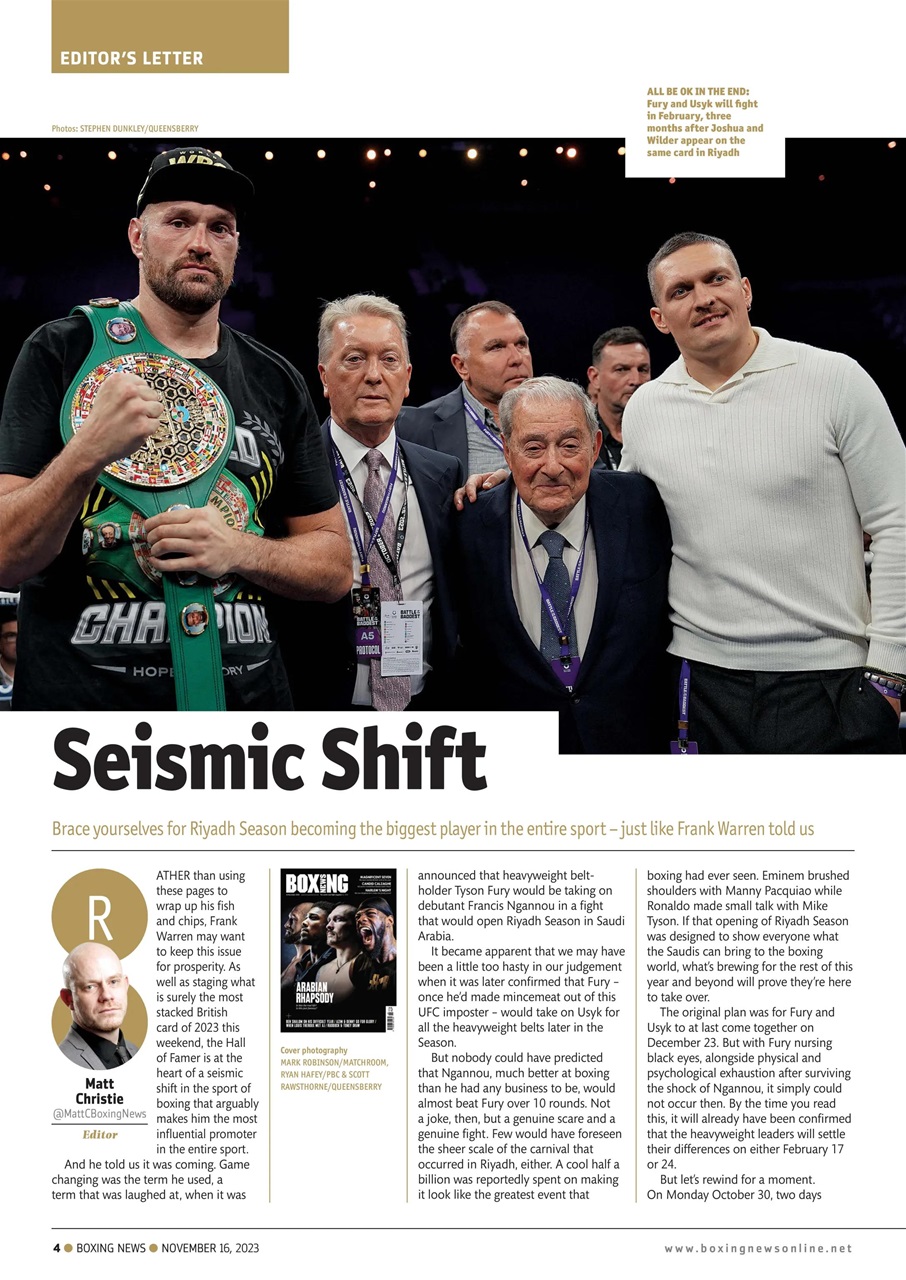 Boxing News Preview Pages
