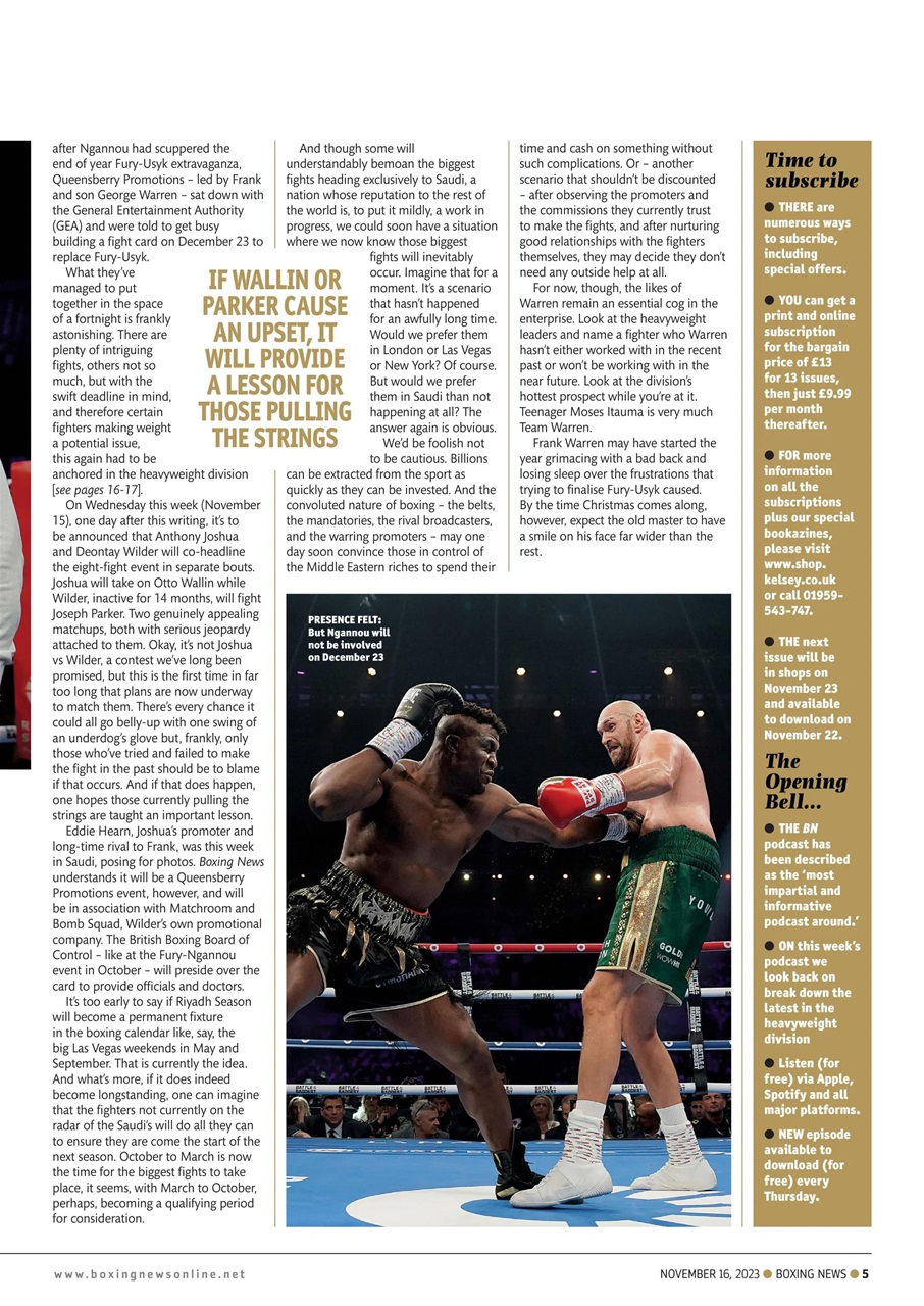 Boxing News Preview Pages