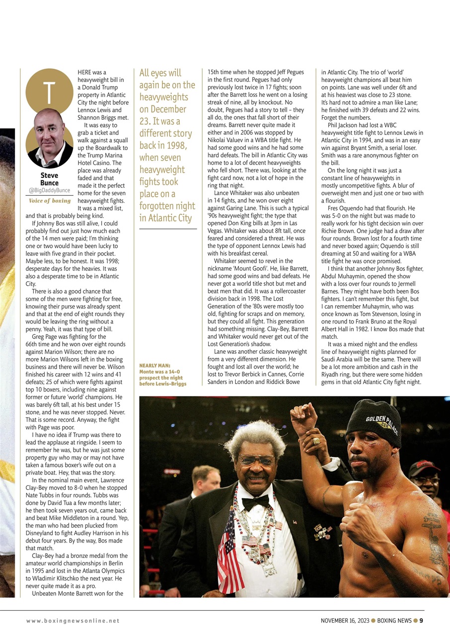 Boxing News Preview Pages