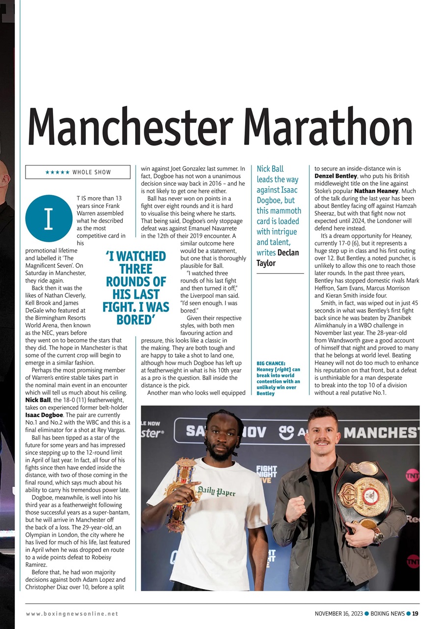 Boxing News Preview Pages
