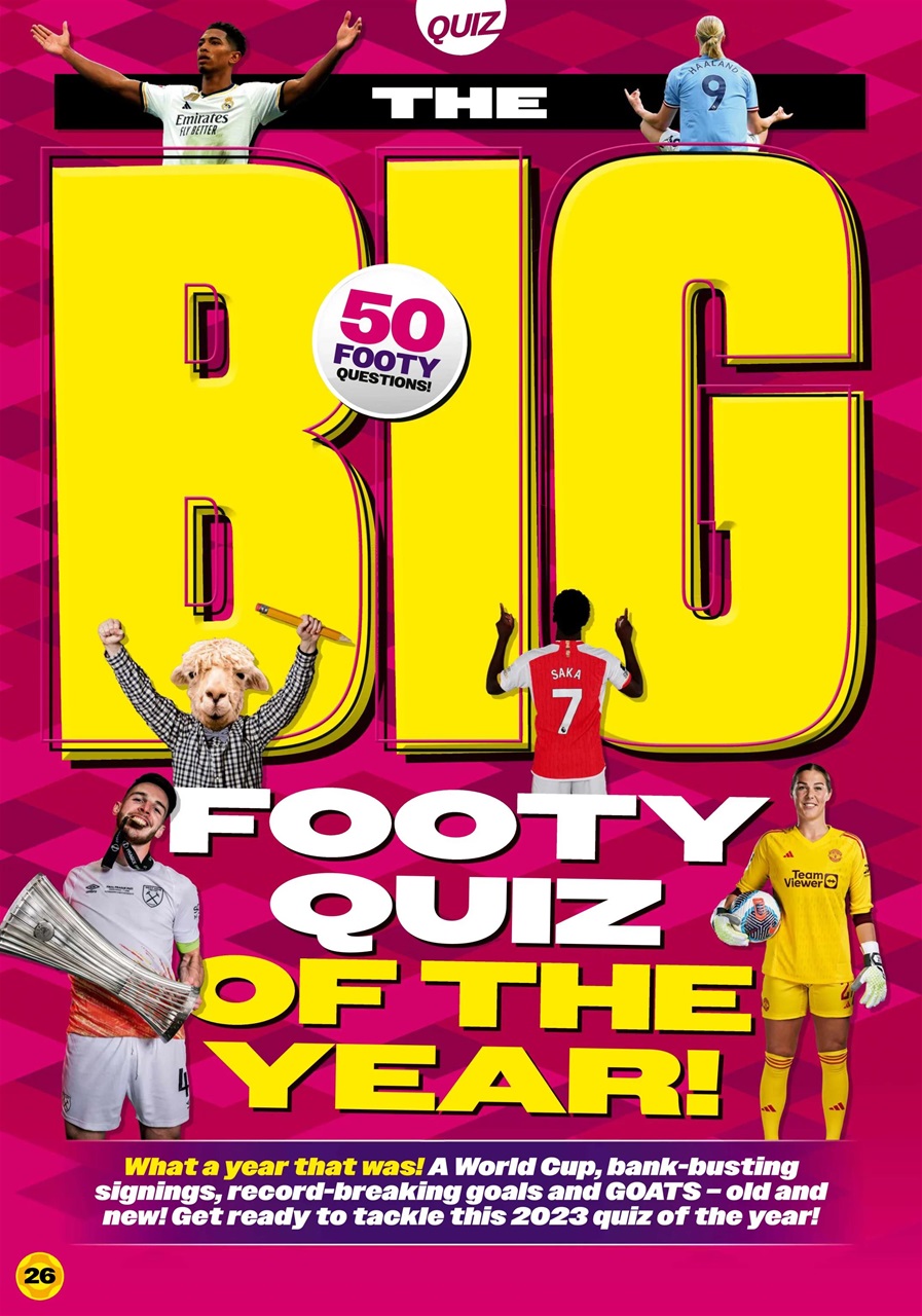 Match of the Day Preview Pages