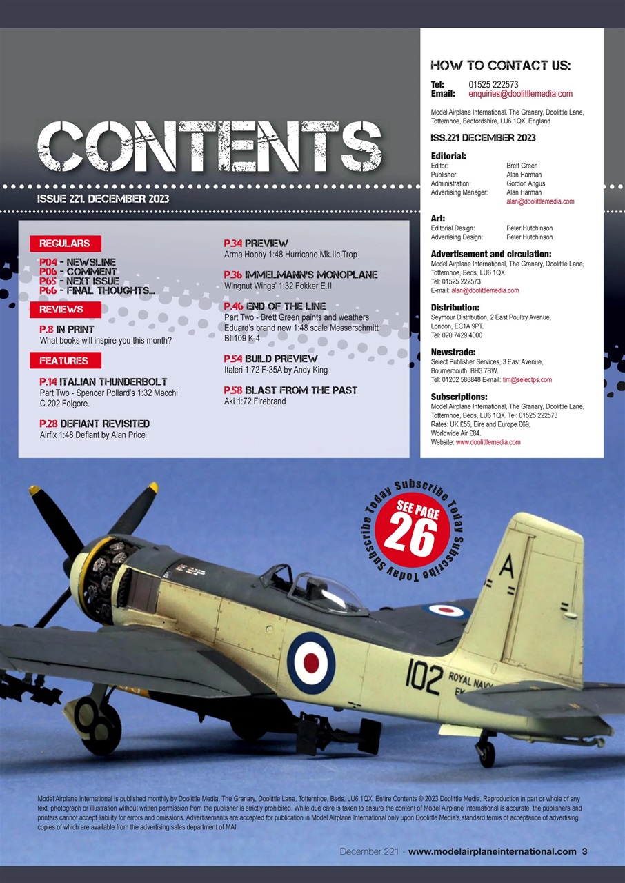 Model Airplane International Preview Pages