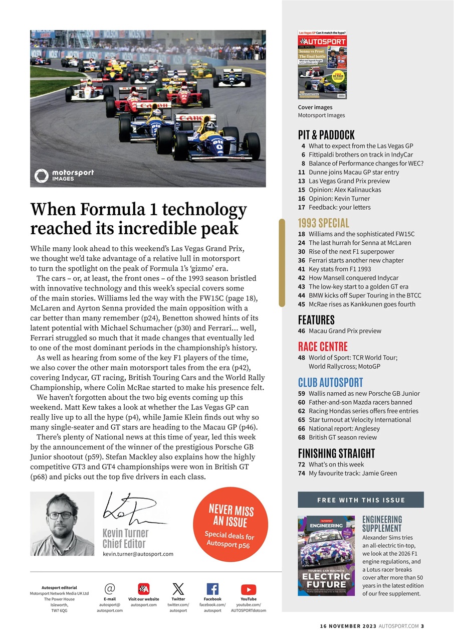 Autosport Preview Pages